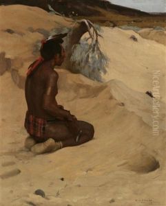 The Ambush, Klikitat Indian With Rifle