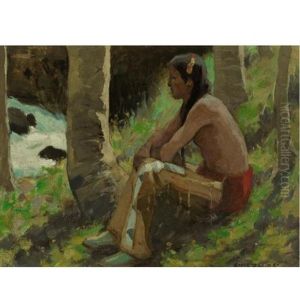 Watching The Stream by Eanger Irving Couse