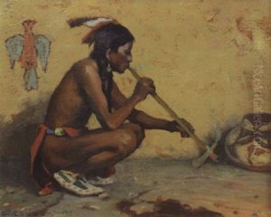 The New Pipe by Eanger Irving Couse