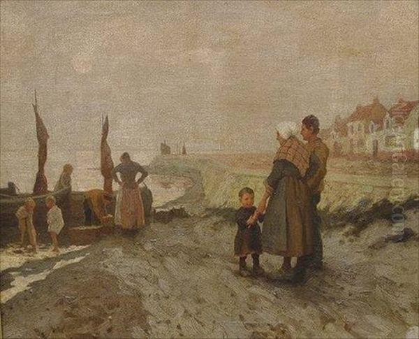 Figures At The Seashore - view 1
