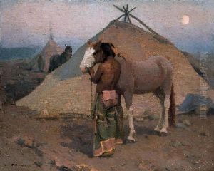 Klikitat Indian With Pony by Eanger Irving Couse