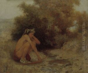 The Novice By The Brook by Eanger Irving Couse
