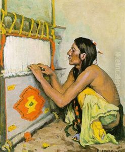 The Weaver by Eanger Irving Couse