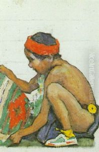 Reading Blanket by Eanger Irving Couse