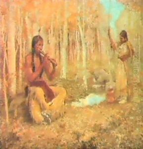 Indian Courtship by Eanger Irving Couse