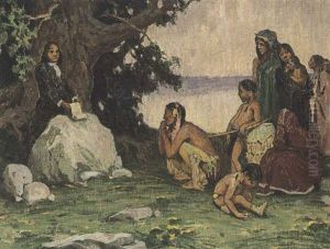 The Treaty by Eanger Irving Couse