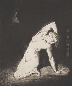 Die Nackttanzerin by Hanns Anker