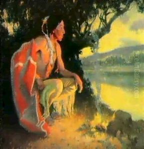 Indian By The Fire by Eanger Irving Couse