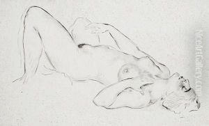 Anker
 Liegender Weiblicher Akt by Hanns Anker