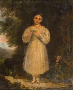 Jeune Fille Dans Un Jardin