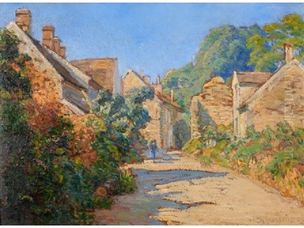 Village Street Scene, Summer - view 1