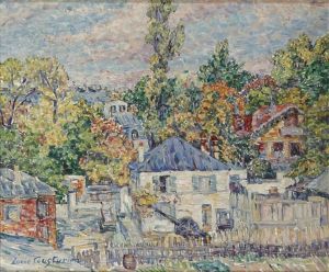 Paysage Aux Maisons by Lucie Cousturier