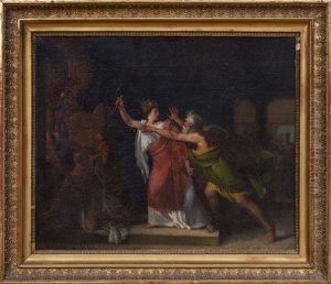 Mythological Scene by Amable Paul Coutan