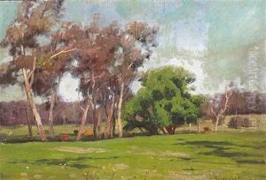 California Landscape; Adobe House; Southwestern Farm (a Group Of 3) by Gordon Coutts