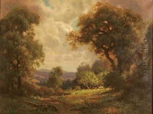Expansive Landscape With Cattle Grazing by Gordon Coutts