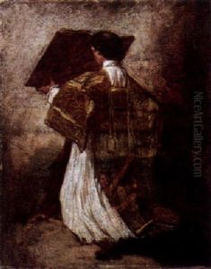 Kniender Priester Mit Buch by Thomas Couture