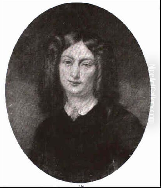 Portrait De Jeune Femme Coiffee A L'anglaise - view 1