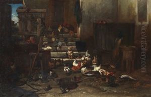 La Basse Cour by Philibert-Leon Couturier