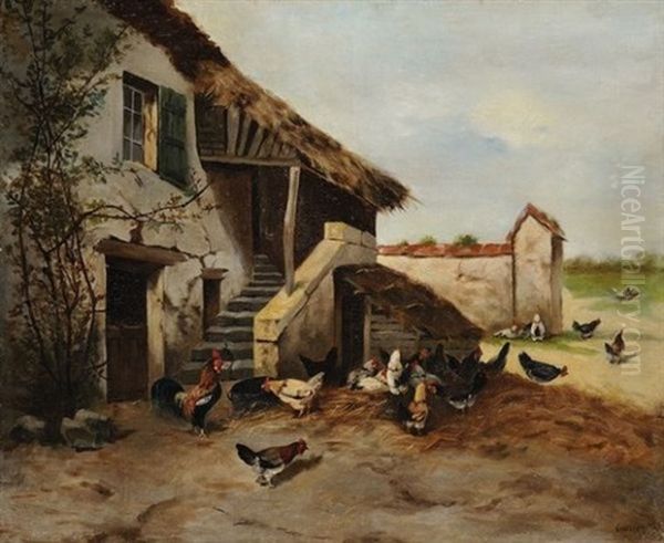 Scene De Basse Coure - view 1