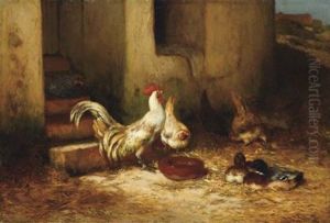 La Basse-cour by Philibert-Leon Couturier