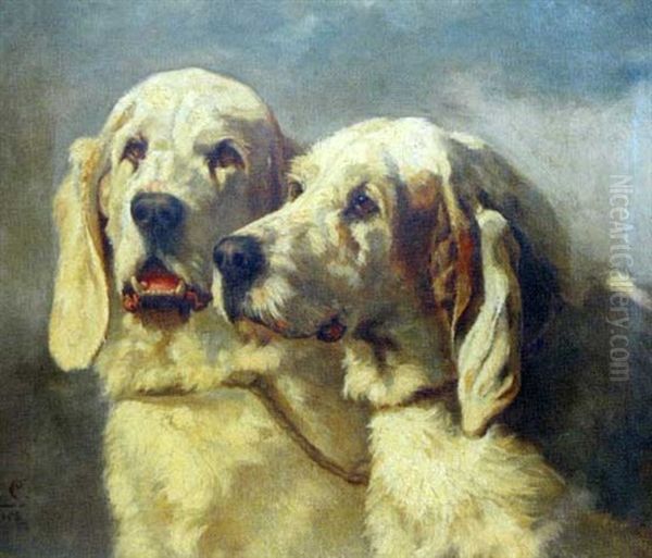 Deux Chiens De Chasse - view 1