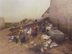 La Basse-cour by Philibert-Leon Couturier