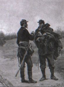 To Soldater by Philibert-Leon Couturier