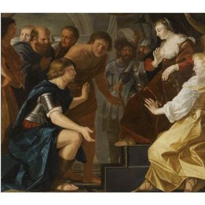 Aeneas Taking Leave From Dido by Christian van Couwenbergh