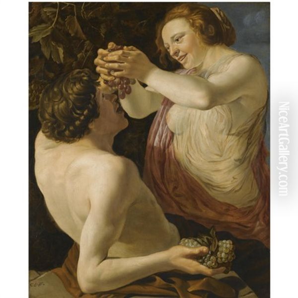 Nymph And Satyr - view 1