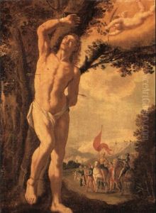 The Martyrdom Of St. Sebastian by Christian van Couwenbergh