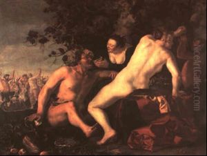 Bacchanal (bacchus Und Ceres) by Christian van Couwenbergh