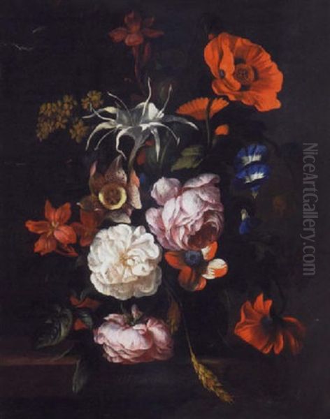 Bouquet Sur Un Entablement - view 1