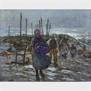 The Return Of The Lobster Fishers by Robert Mcgown Coventry