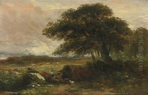 Landscape With A Gypsy Tent - view 1