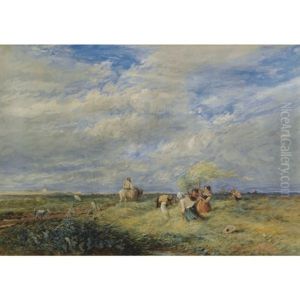 The Hayfield by David Cox