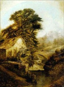 Gathering Water By A Mill by David Cox