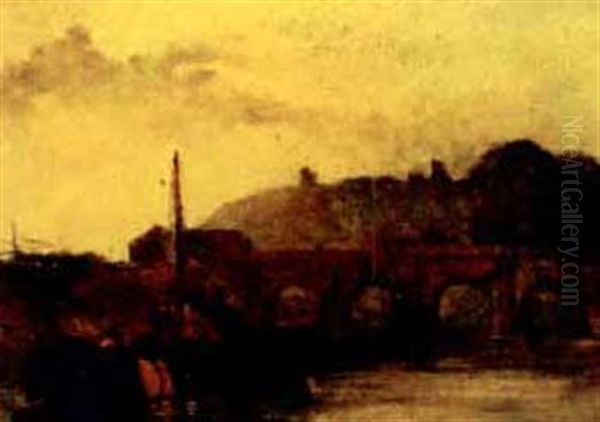 Boat In A Harbor - view 1