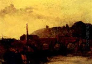 Boat In A Harbor by David Cox