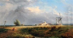 Windswept Landscape by David Cox the Younger