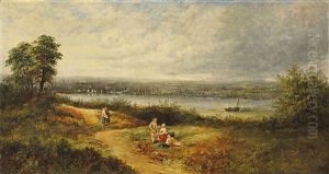 Landschaft An Der Themse by David Cox the Younger