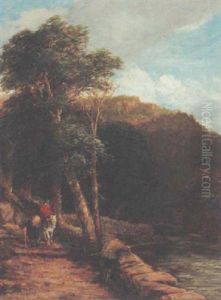 The Road By The Wood by David Cox the Younger