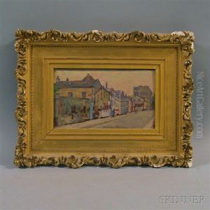 Paris Street Scene by Albert Scott Cox