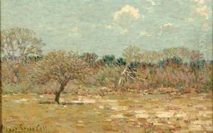 Orchard Spring Landscape by Albert Scott Cox