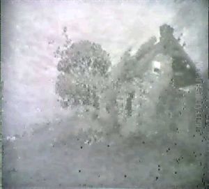 The Stone Cottage/a Twilight Scene by Albert Scott Cox