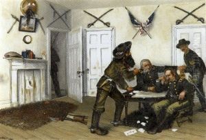 Message To Custer, 1884 by Charles Brinton Cox