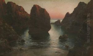 Sundown At Kynance by Garstin Cox