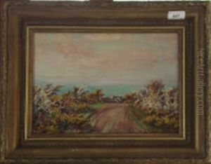Cliff Top Gorse by Garstin Cox