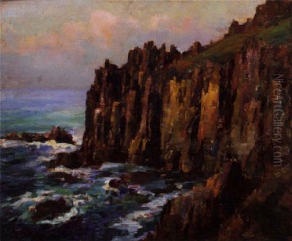 Cliffs Off The Cornish Coast - view 1