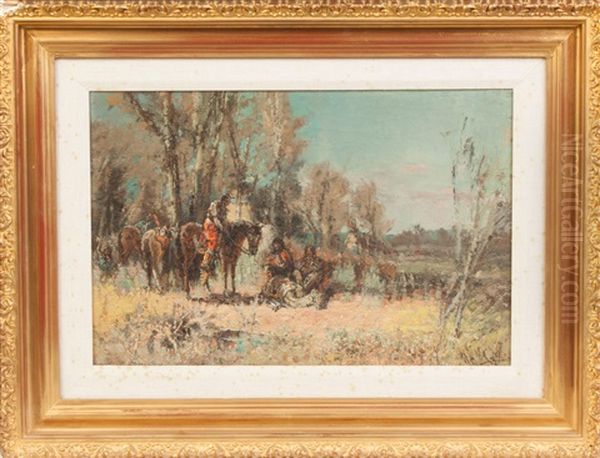 Indian Encampment - view 1