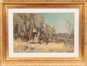 Indian Encampment by W.H.M. Cox